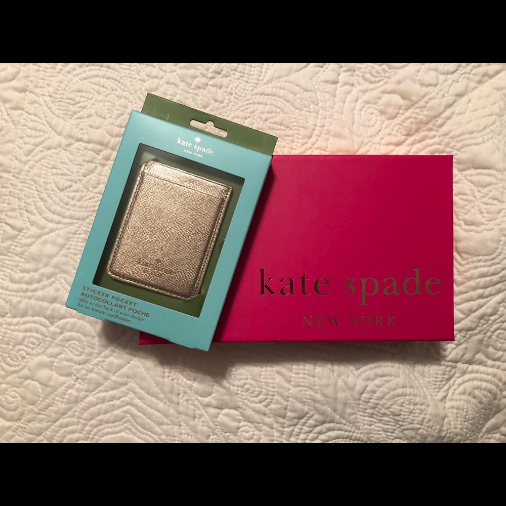 Brand new, unopened Kate Spade sticker pocket.